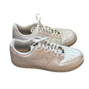 Nike Air Force 1 One White Low ‘07 SZ 11.5 Triple 315122-111 Retro Men Sneakers